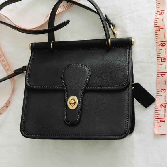 Like new! Coach 1941 Willis top handle 18 black. Mini version. - Picture 2 of 7